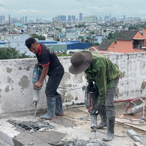 Lưu ý kỹ thuật khi khoan đục bê tông trần nhà – Cẩn trọng để đảm bảo an toàn và hiệu quả