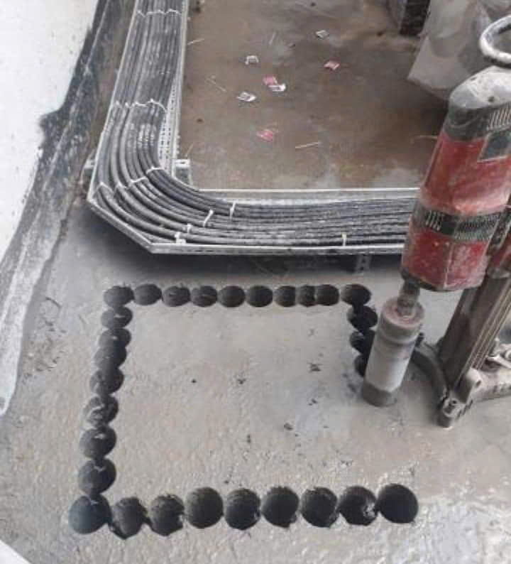 đục phá bê tông dĩ an công trình nhà phố
