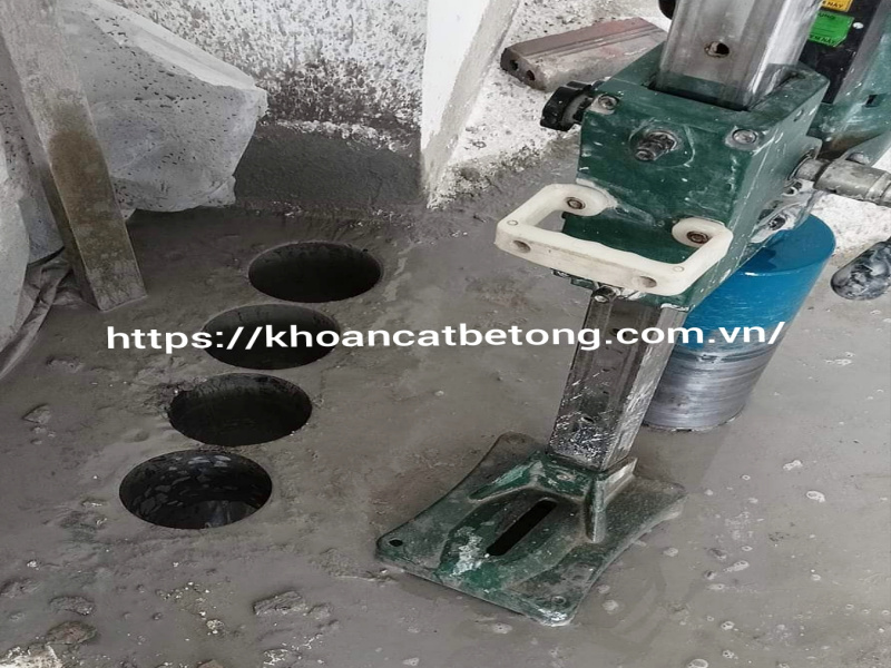 Khoan rút lõi bê tông quận phú nhuận chuyên nghiệp