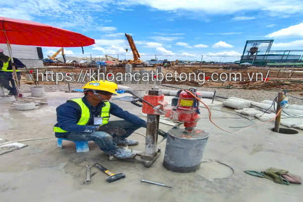 Khoan sàn bê tông tại Đồng Nai chuyên nghiệp
