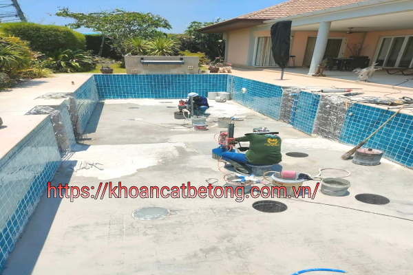 Thi công khoan sàn bê tông tại quận 7 chuyên nghiệp